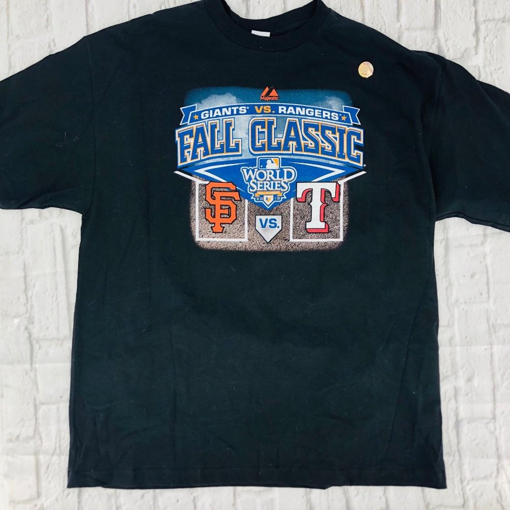 WORLD SERIES San Fransisco Giants Texas Ranger Tee - Picture 9 of 15